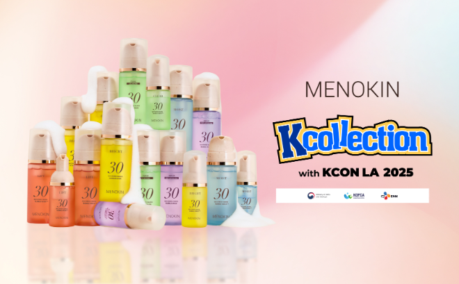 ‘박보영 버블팩’ 메노킨, 올리브영 ‘K-슈퍼루키 위드 영’ 선정 및 KCON LA 2025 참가