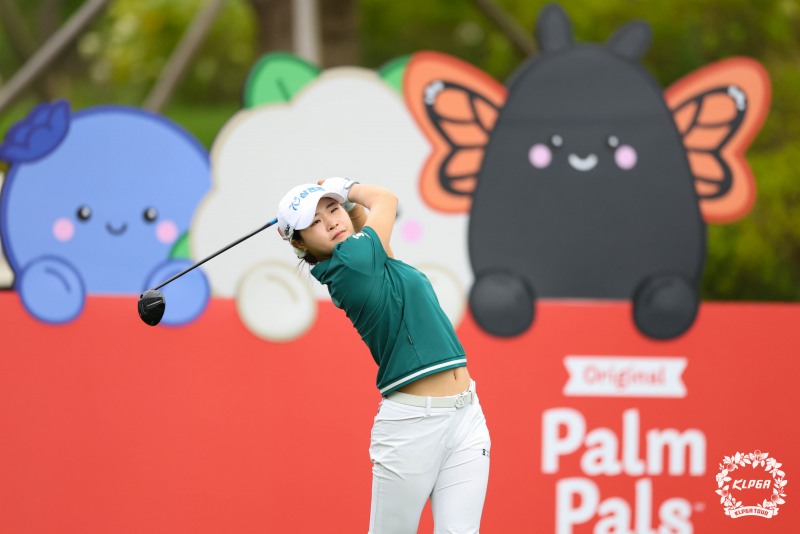 고지원의 경기 모습. /KLPGA