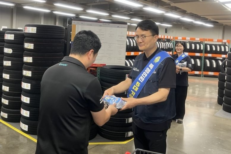 노동부-안전보건공단 울산지역본부, 코스트코서 옥외노동자 온열질환 예방 합동 릴레이 캠페인