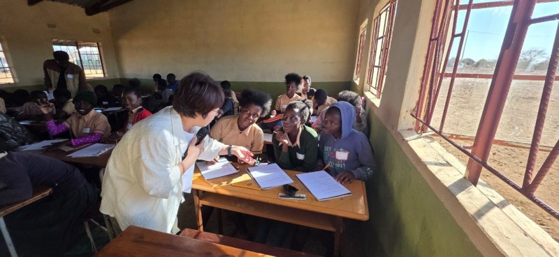 잠비아 리빙스턴 희망 교실 교육 봉사와 관계자 간담회