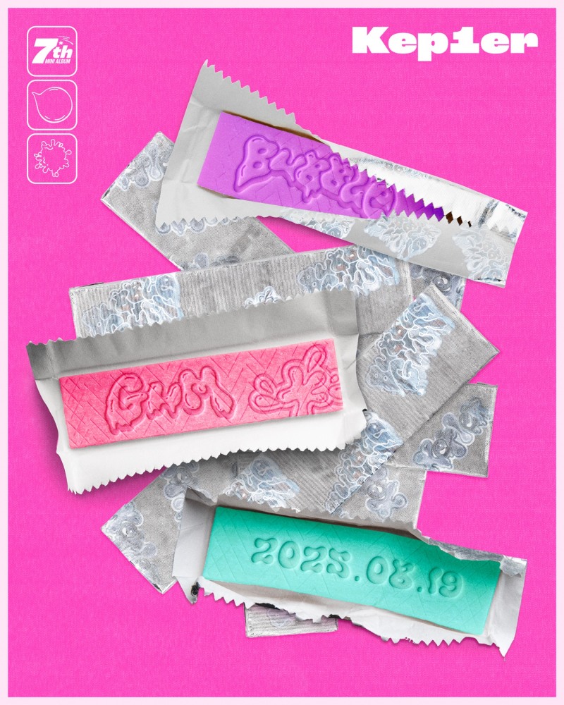 케플러(Kep1er), 19일 컴백 확정…‘BUBBLE GUM’! 티징 이미지 기습 공개