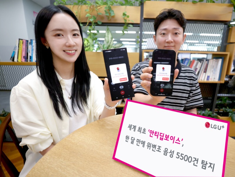 LG U+ 세계 최초 ‘안티딥보이스’ 위변조 음성 5500건 탐지