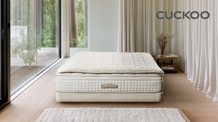 〈이미지2: 쿠쿠 레스티노 필로우탑 매트리스 (제품명: CRM-F01HP)〉