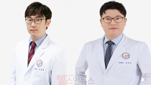 (왼쪽부터) 이민우 한림대학교성심병원 신경과 교수, 천대영 한림대학교동탄성심병원 순환기내과 교수 (한림대학교성심병원 제공)