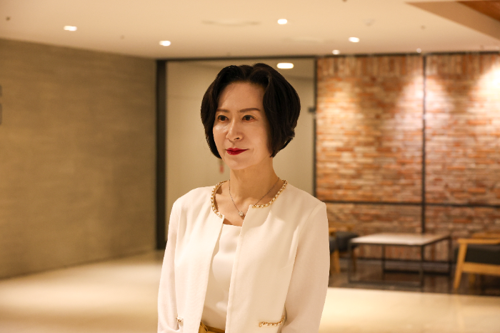 수여식에 참석한 롯데장학재단 장혜선 이사장