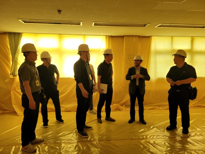 여름방학 석면 현장 점검