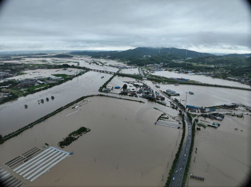 아산시 수해 피해 모습(아산시 제공)