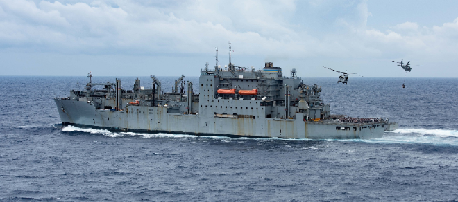 HD현대중공업이 MRO 진행할 미 해군 7함대 소속 ‘USNS 앨런 셰퍼드’함(출처: 미 해상수송사령부)