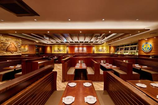 리뉴얼 오픈한 아웃백 ‘노원롯데점’ 매장 내부 전경