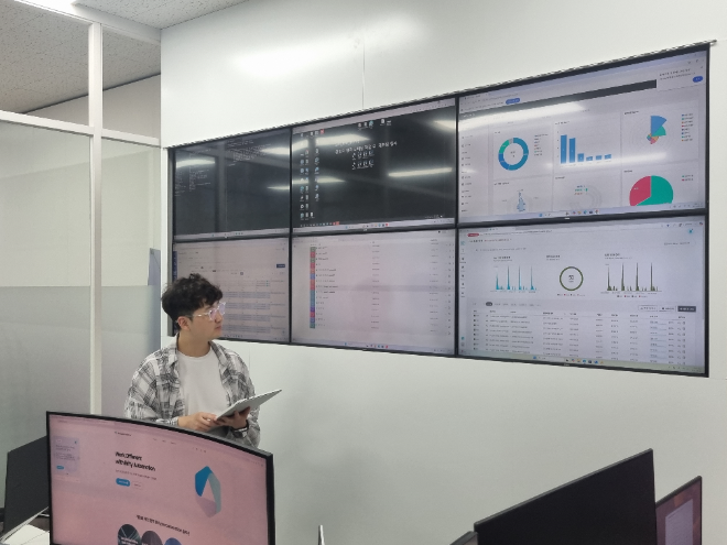 디티나우의 자동화 Shared Service Center 통합관제실
