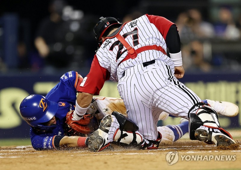 '재치 있는 슬라이딩으로 득점' 한화 손아섭 / 사진=연합뉴스