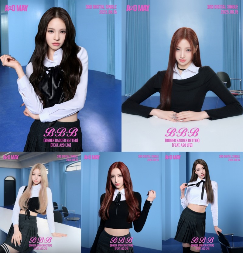 A2O MAY, 신곡 ‘B.B.B’ 비주얼 포스터 이미지 공개…클래스 다른 비주얼