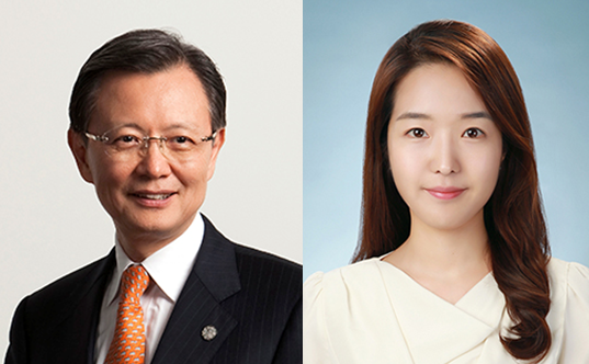 단국대 화학과 최진호 석좌교수(왼쪽)와 최고은 교수 (사진제공=단국대)