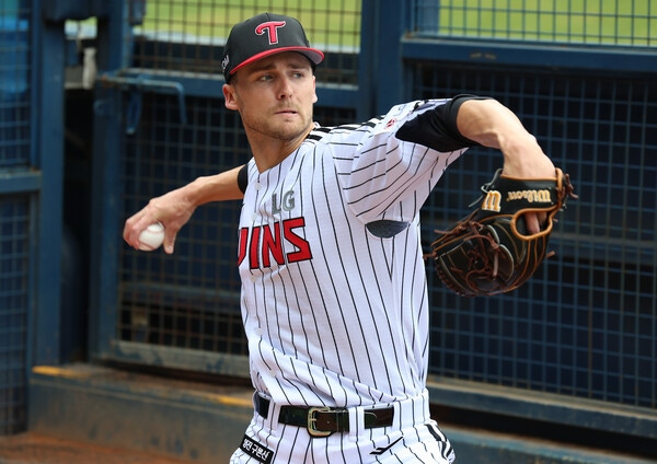 LG 새 외국인 투수 앤더스 톨허스트 / 사진=LG 트윈스 제공