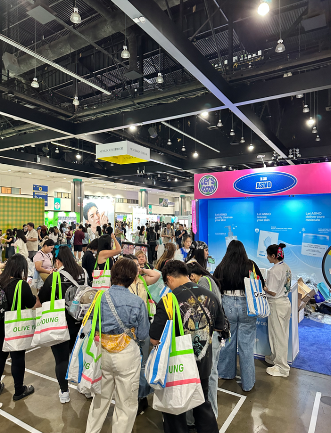 에이스노, KCON LA 2025서 전 제품 물량 소진…미국 시장 공략 본격화