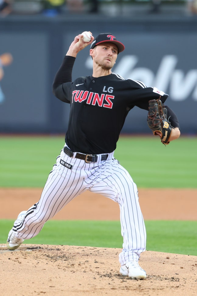 LG 트윈스 새 외국인 투수 앤더스 톨허스트 / 사진=LG 트윈스 제공