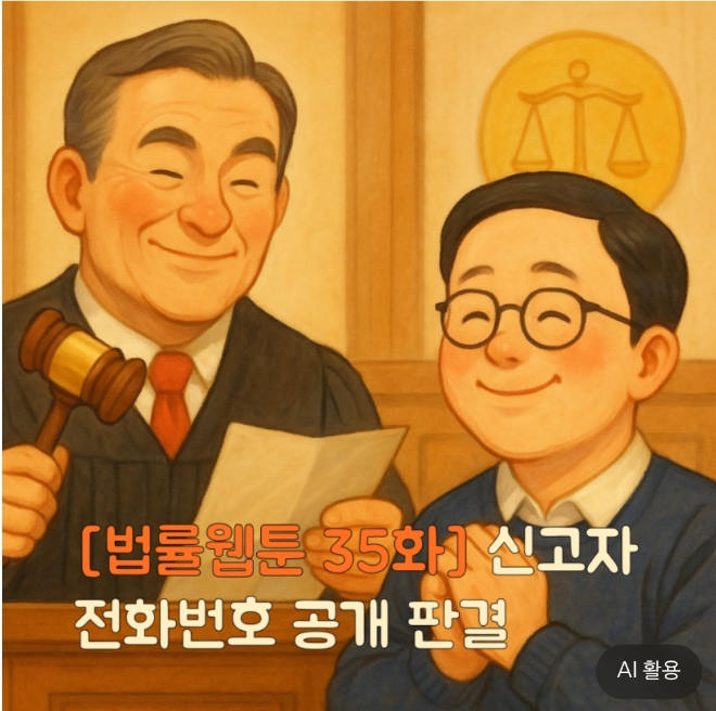 20년 경력 부장검사 출신 베테랑 정태원 변호사 ‘법률 웹툰 작가’로 변신