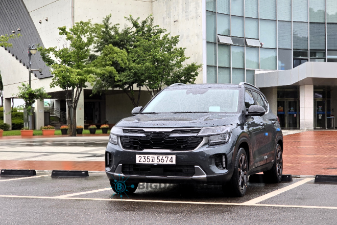 기아 2025년형 셀토스 X-라인 앞 모습 =성상영 기자