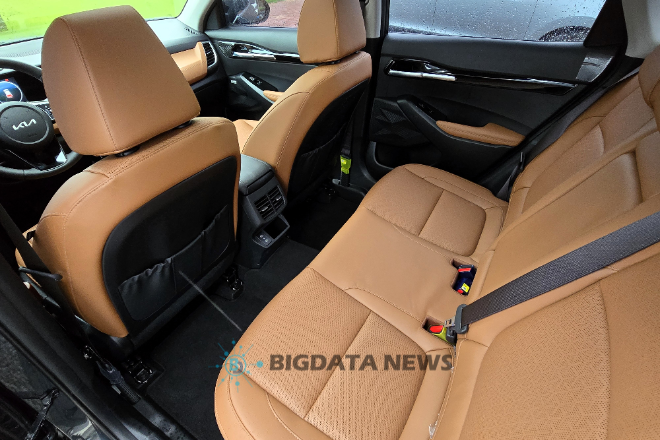 기아 셀토스 뒷좌석 =성상영 기자