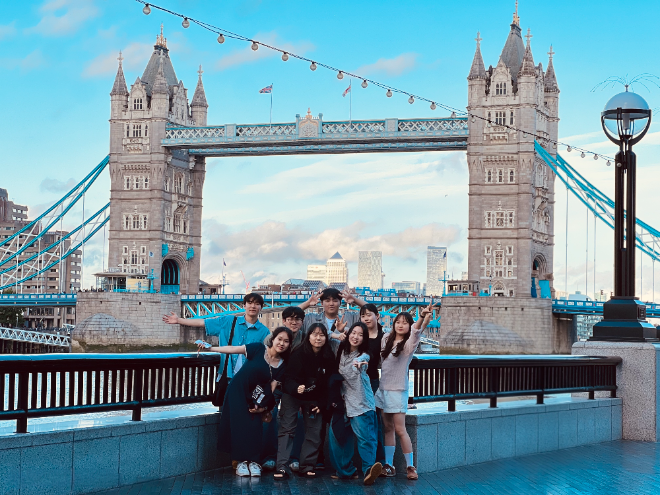 런던 현장학습 방문 사진 ⓒ현대차 정몽구 재단