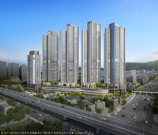 서면 어반센트 데시앙 투시도 ⓒ태영건설