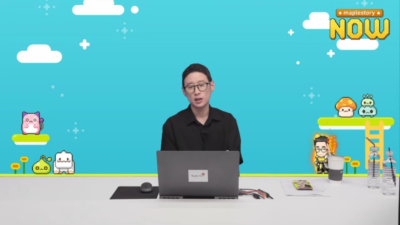 넥슨 '메이플스토리' 김창섭 디렉터가 8월부터 진행할 업데이트 방향성과 지난해 발생한 업데이트 정보 유출 사건 현황을 발표했다(출처='메이플스토리' 유튜브 채널).