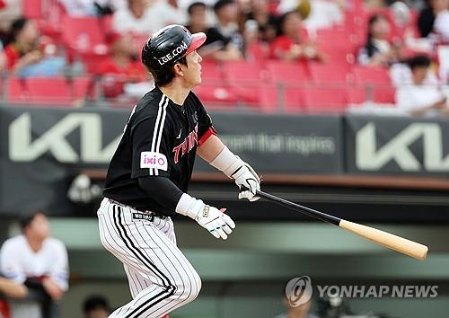 홈런 친 LG의 박동원 / 사진=연합뉴스