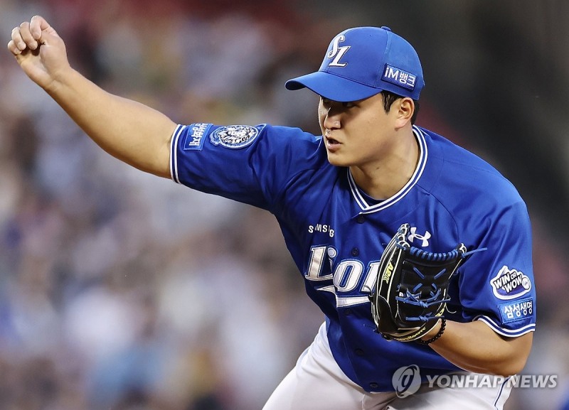 역투하는 삼성 최원태 / 사진=연합뉴스