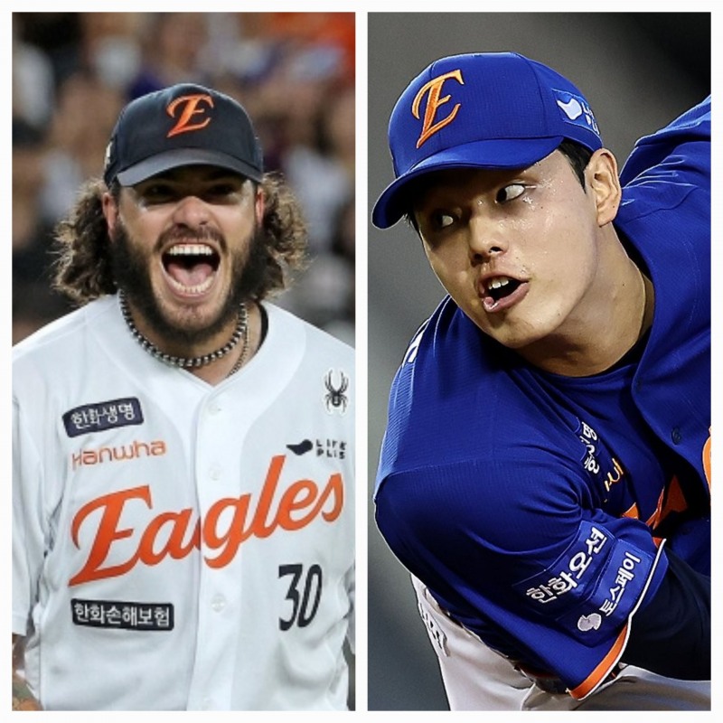 코디 폰세(왼쪽)와 문동주