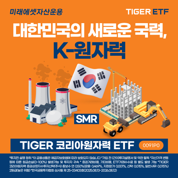 미래에셋, 'K-원전 수출 밸류체인' 집중 ETF 출시