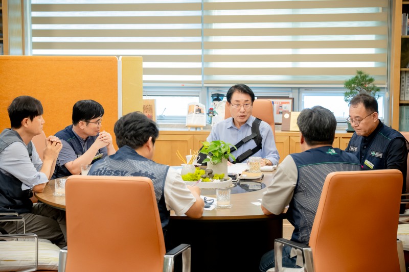 조성대 남양주시의회 의장, 민노총 전국건설노조 임원진과 간담회 가져