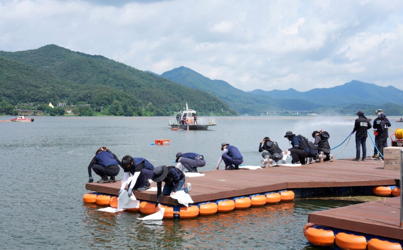 대규모 수질오염사고 대응 합동 방제 훈련