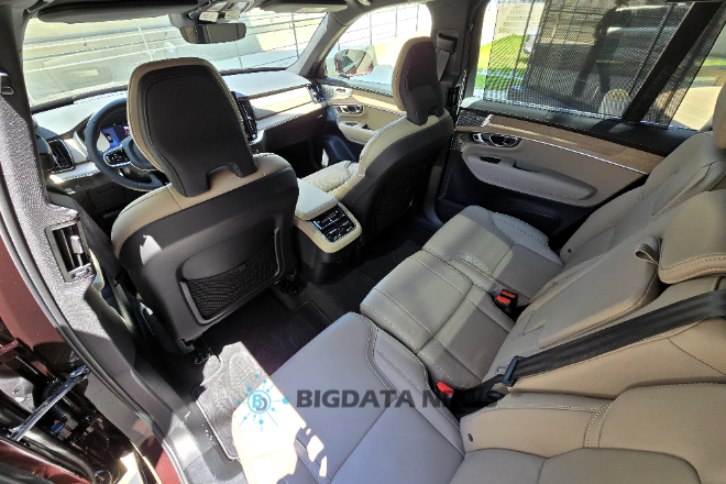볼보 XC90 2열 좌석 =성상영 기자