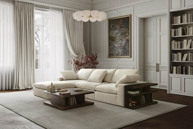 신세계까사 까사미아가 착석감·내구성·관리 용이성 전 영역을 고도화한 차세대 캄포인 ‘캄포 구스(CAMPO GOOSE)’를 출시하며 국내 소파 시장에서 주도권 강화에 나선다.(사진 출처 = 신세계까사)