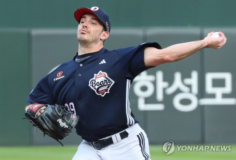 두산 선발 잭로그 / 사진=연합뉴스