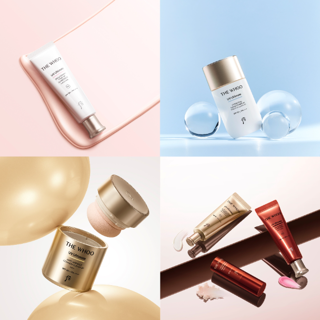 LG생활건강 더후 UV 얼티밋 선 라인 6종. ⓒ LG생활건강