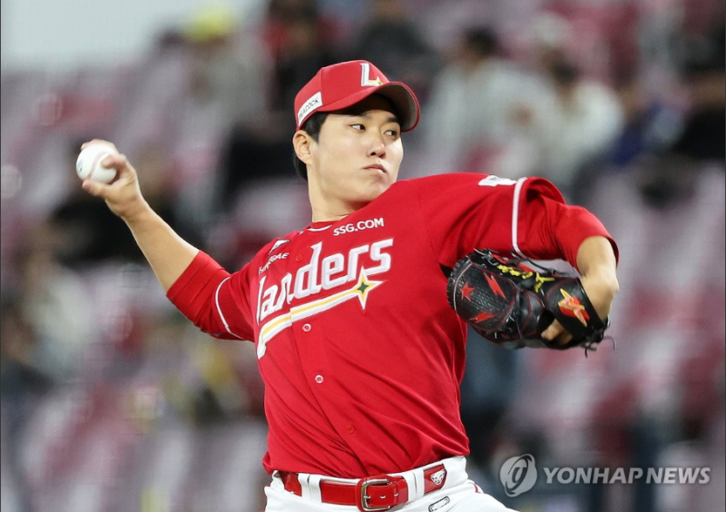 SSG 최민준 / 사진=연합뉴스