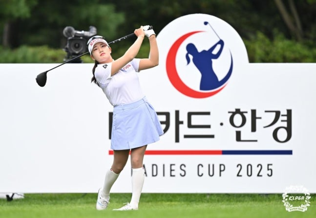 티샷 날리는 노승희 / KLPGA 투어 제공.