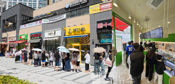 ‘사과당’ 루원SK점 개점… 지역 상권에 디저트 열풍 불어 (사과당 제공)