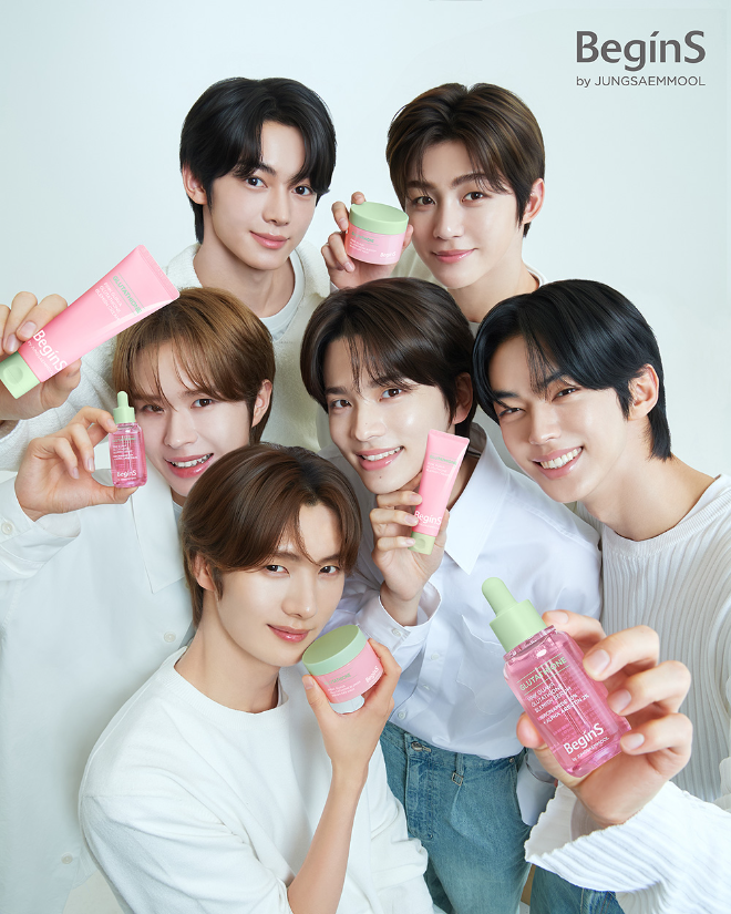 비긴스 바이 정샘물, 그룹 TWS와 신규 캠페인 전개