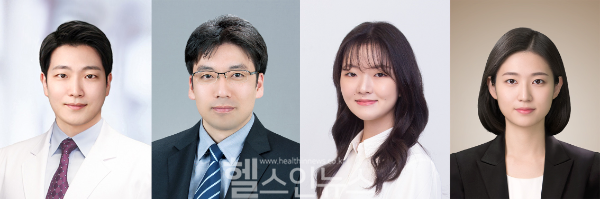 (왼쪽부터) 이상연 서울대병원 소아이비인후과 교수, 배상수 서울의대 생화학교실 교수·정소향 뇌과학 협동과정 학생·구한솔 종양생물학 협동과정 학생 (서울대병원 제공)