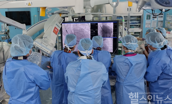 국제성모병원이 고령 환자 고난도 TAVI 시술을 성공했다. (국제성모병원 제공)