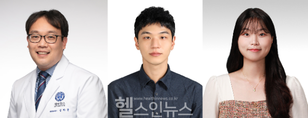 (좌측부터) 김락균 교수, 김수민, 조민정 박사 (강남세브란스병원 제공)
