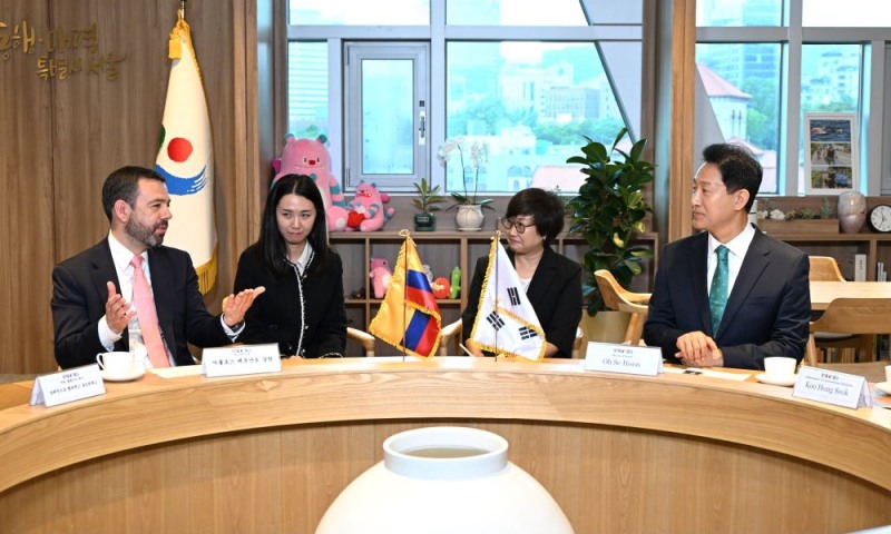 서울시 오세훈 시장, 콜롬비아 카를로스 페르난도 갈란 보고타시장 면담
