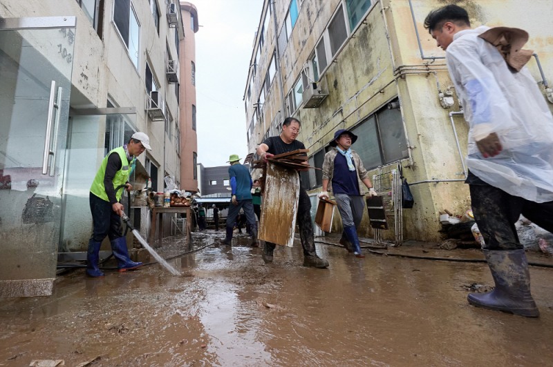 아산시, 기록적 폭우 한 달...인명피해 '무' 시민과 함께 빠른 복구중