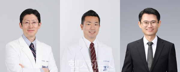 (좌측부터 차례로) 오세진 교수, 장원모 교수, 최홍재 박사 (서울특별시보라매병원 제공)