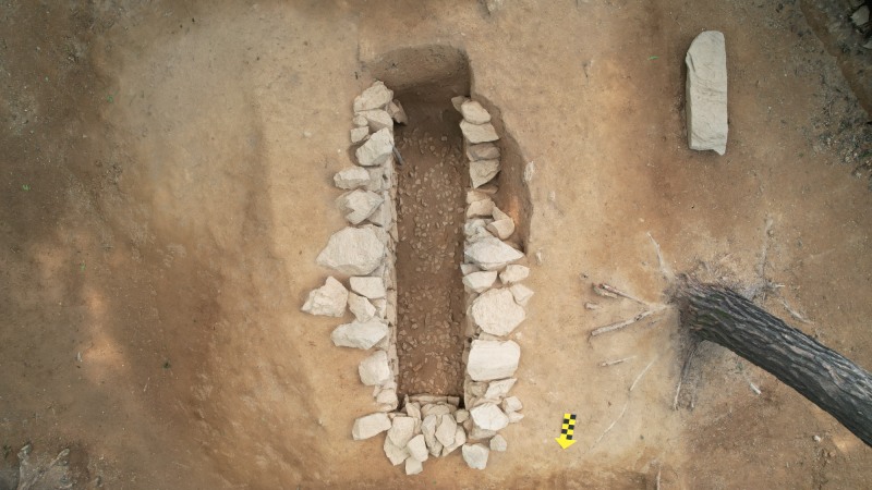 용인특례시 보라산 백제고분군 1호 석곽묘