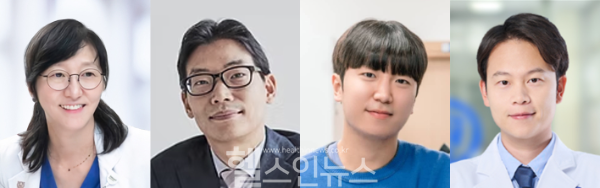 (왼쪽부터) 채종희 서울대병원 교수, 윤기준 KAIST 교수·장현수 연구원, 윤지훈 강남세브란스병원 교수 (사진 제공=서울대병원)