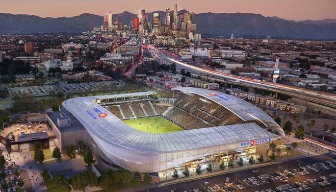 손흥민 홈구장, BMO 스타디움 (출처: LAFC)