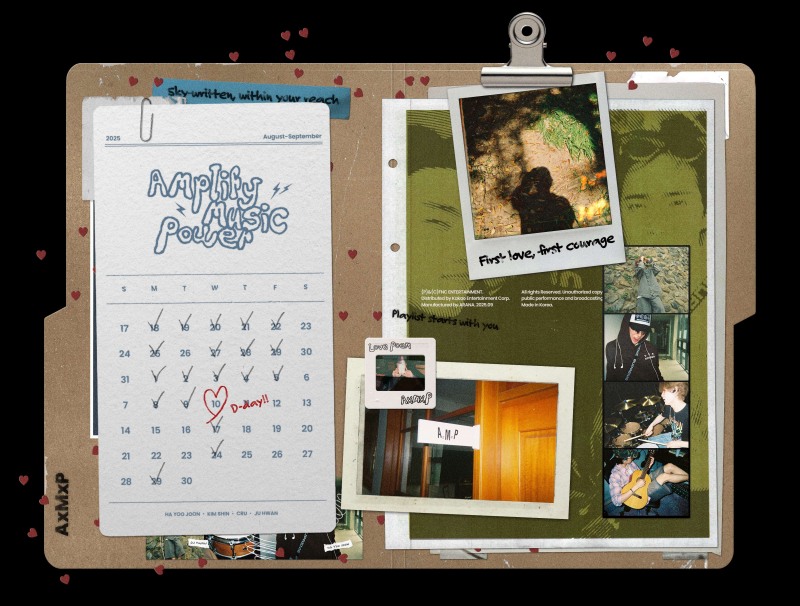 AxMxP, 정규 1집 'AxMxP' 이색 스케줄러 공개…베일에 싸인 콘텐츠 '궁금증↑'